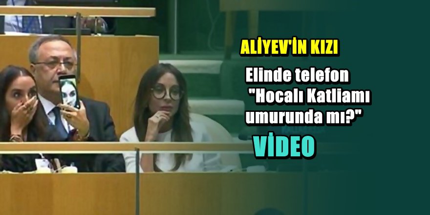 Dünya Aliyev'in kızının bu görüntülerini konuşuyor