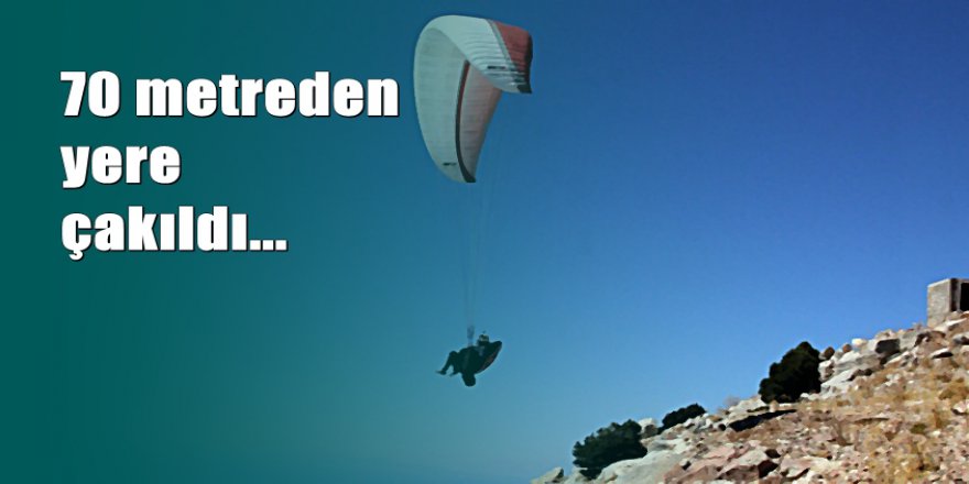 Muğla Fethiye'de paraşüt kazası