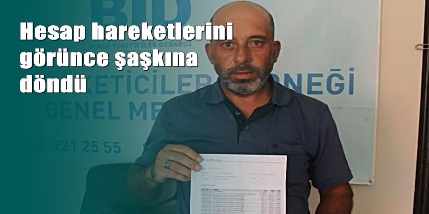 Bankadan kredi çektiğini 17 ay sonra öğrendi