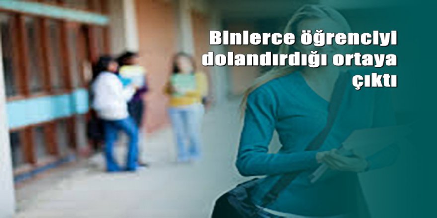 'Burs' diyerek binlerce öğrenciyi dolandırdılar