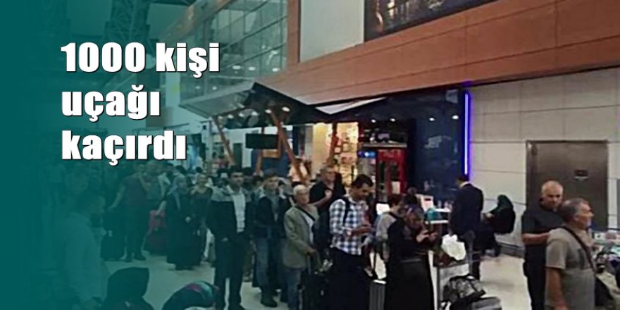 Sabiha Gökçen Havalimanı'nda "Polnet" arızası