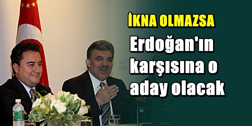 AKP'de Erdoğan'a karşı Ali Babacan hesapları