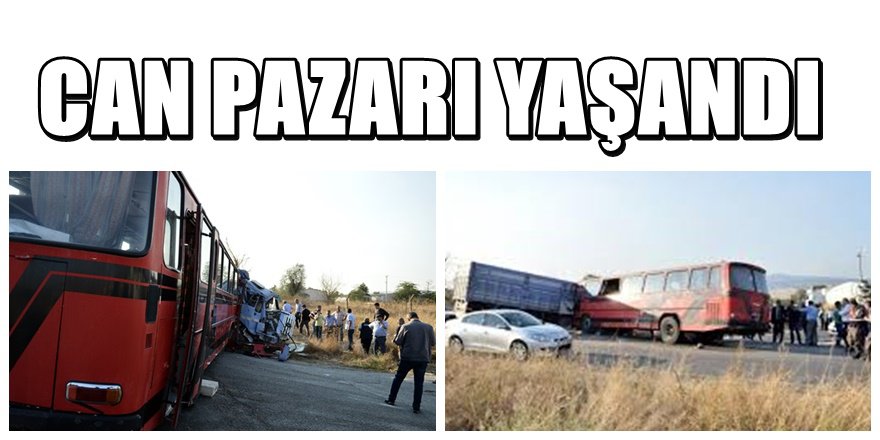 Eskişehir'de cenaze dönüşü feci kaza; 3 ağır 13 yaralı