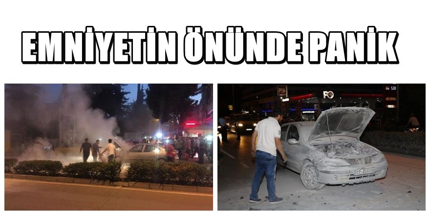 Antalya Güllük caddesinde otomobilde patlama