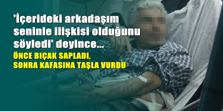 Bursa'da kocasının birlikte alkol aldığı arkadaşını bıçakladı