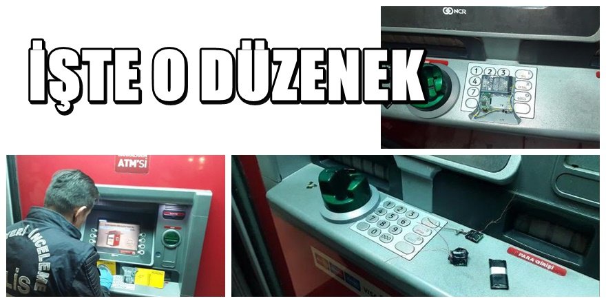 Bursa'da ATM'de inanılmaz ' Kart Kopya ' düzeneği