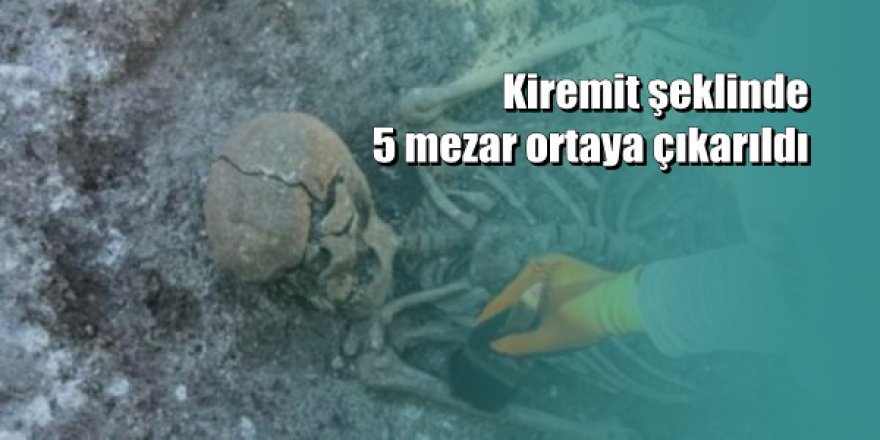 Doğalgaz boru hattında Roma mezarları bulundu