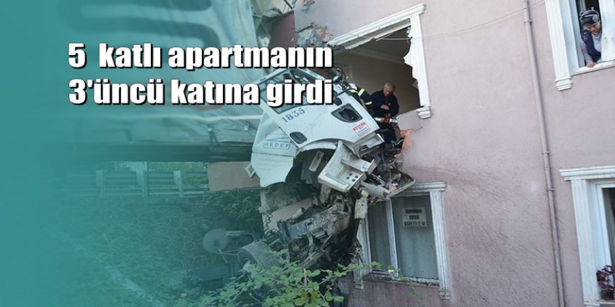 Kocaeli'de TIR eve girdi: 1 kişi hayatını kaybetti