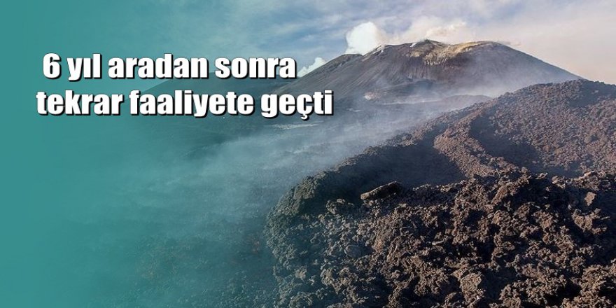 Şinmoedake Yanardağı faaliyete geçti