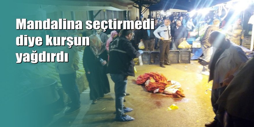 Bursa'da emekli polis memuru, meyve seçtirmeyen pazarcıya kurşun yağdırdı