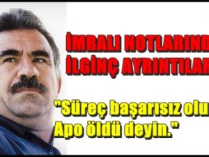 İmralı Notların da Müthiş Ayrıntılar ortaya Çıktı