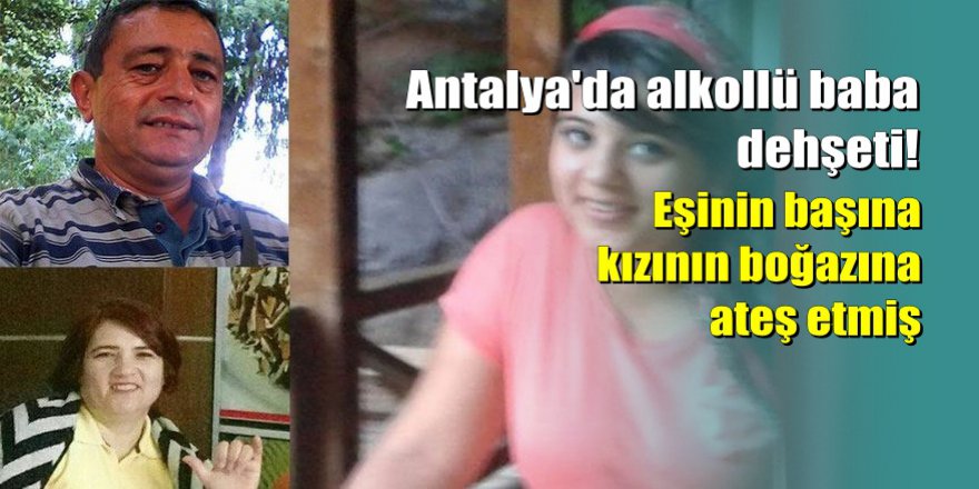 Eşini ve kızını tüfekle öldürdü