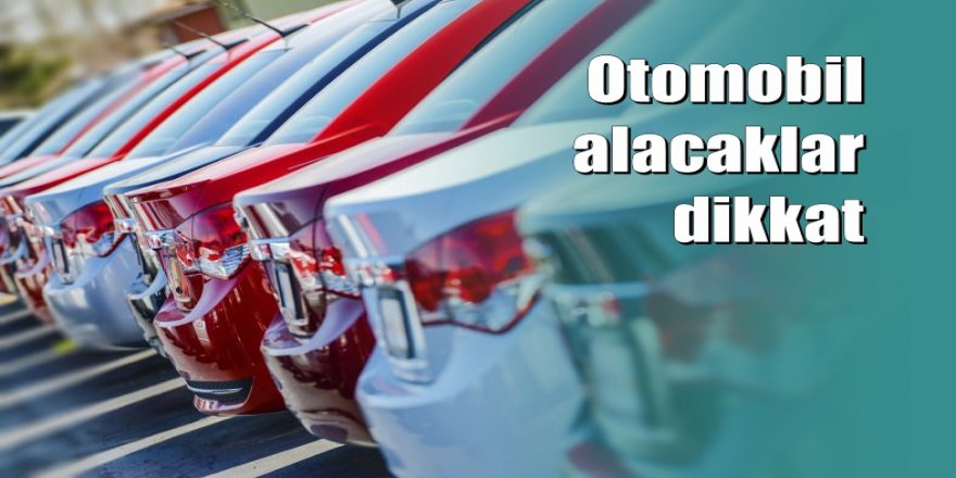 Otomobil alanlar 1 Ocak 2018'den itibaren iki kat MTV ödeyecek