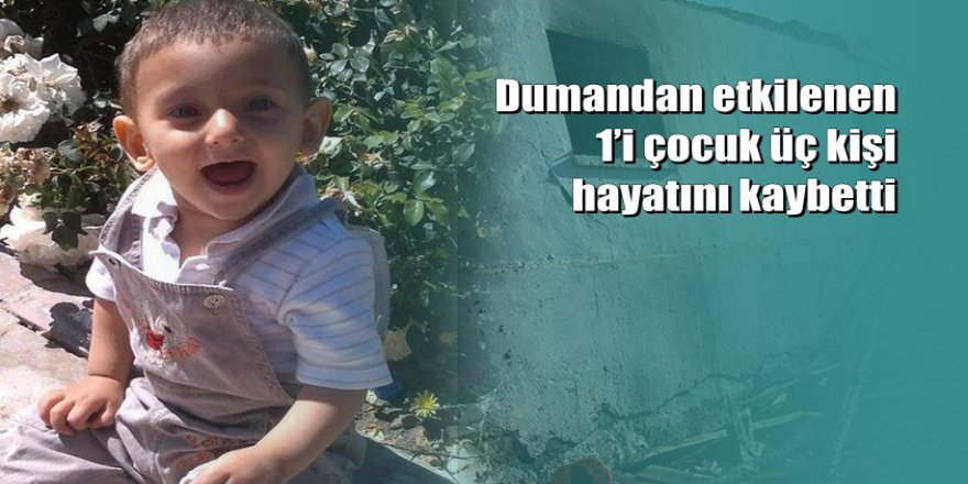Sivas'taki yangında 1’i çocuk 3 kişi hayatını kaybetti