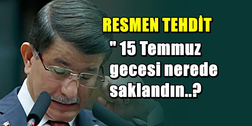 MHP'den Davutoğlu'na çok ağır sözler