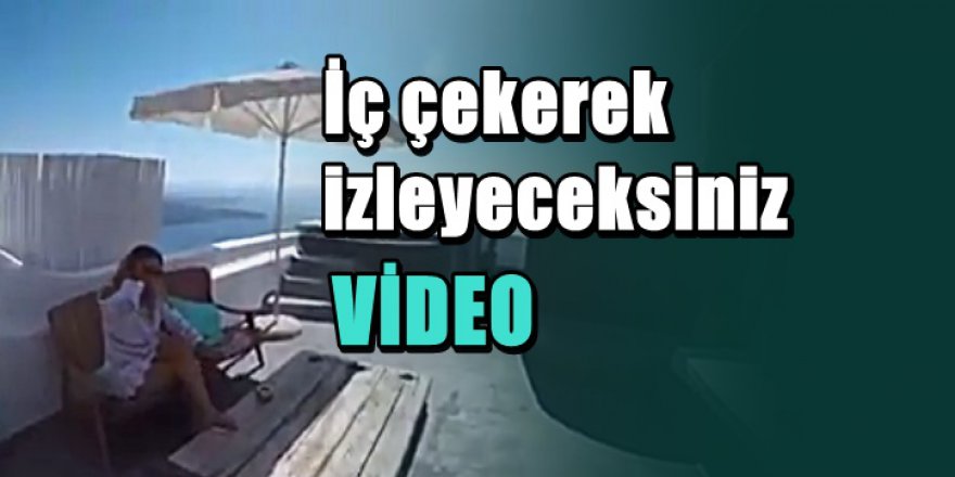 Santorini'de inanılmaz bir otelin görüntüleri