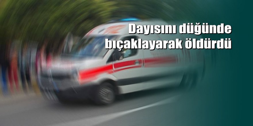 Gaziantep’te düğünde cinayet