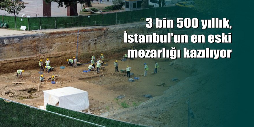 Beşiktaş'taki metro kazılarında 3 bin 500 yıllık Türk mezarları bulundu