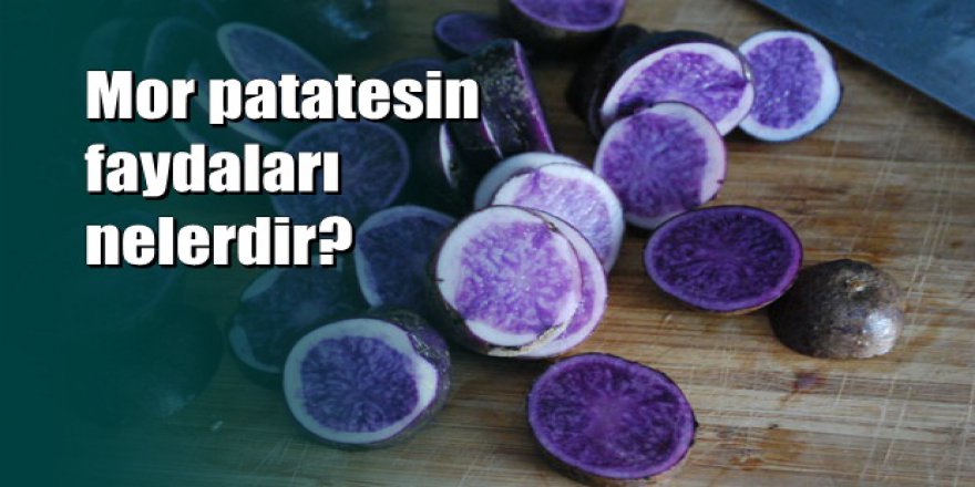 Mor patatesin faydalarına bir yenisi eklendi