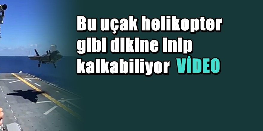 Bu jet uçağı helikopter gibi inip kalkabiliyor