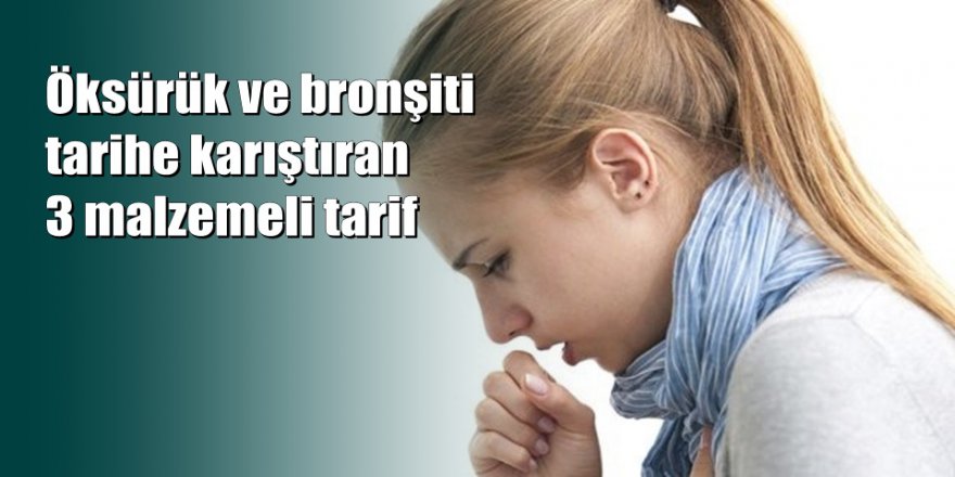 3 malzemeyi karıştırın öksürükten kurtulun