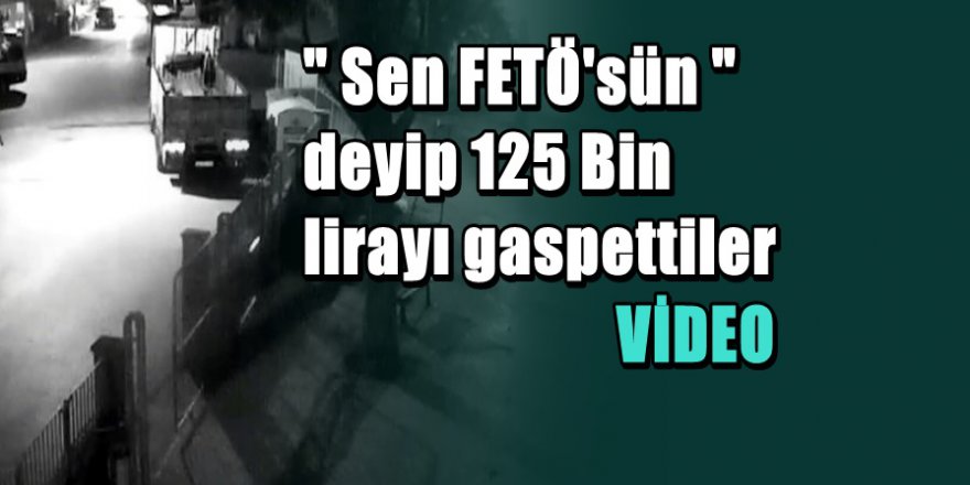 Bursa'da FETÖ dolandırıcılığı