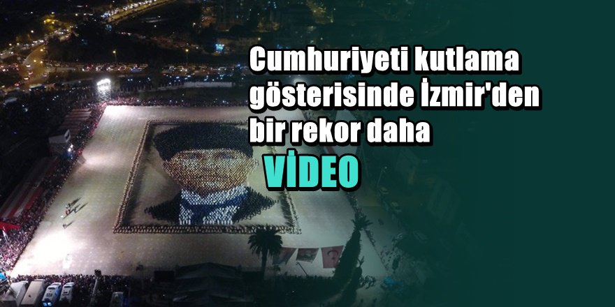 İzmir 29 Ekim'de yine böyle destan yazdı