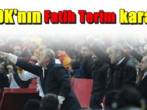 İşte Fatih Terim'e verilen ceza