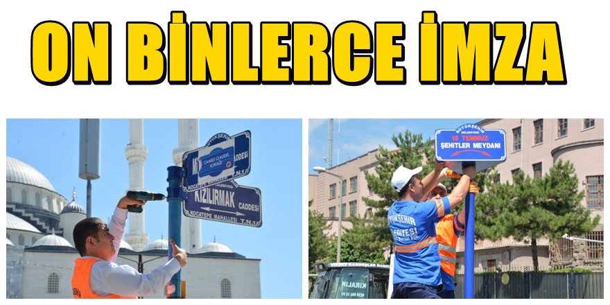Gökçek'in istifasından sonra Ankaralıların imza kampanyası on binleri buldu