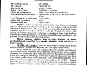 Serdar Arseven'e Suç Duyurusu