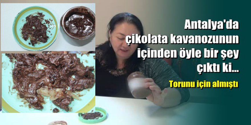 Çikolata kavanozundan çıkanlara inanamadı