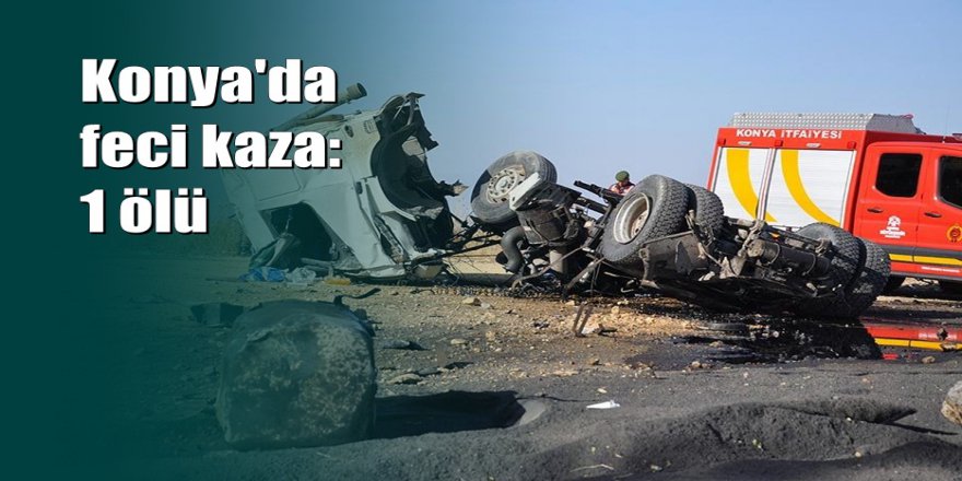 Freni boşalan TIR şarampole yuvarlandı