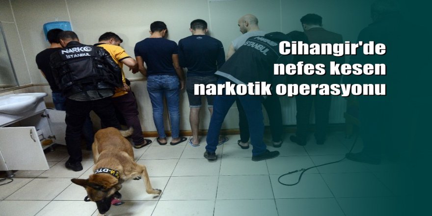 Beyoğlu’nda saunaya uyuşturucu baskını