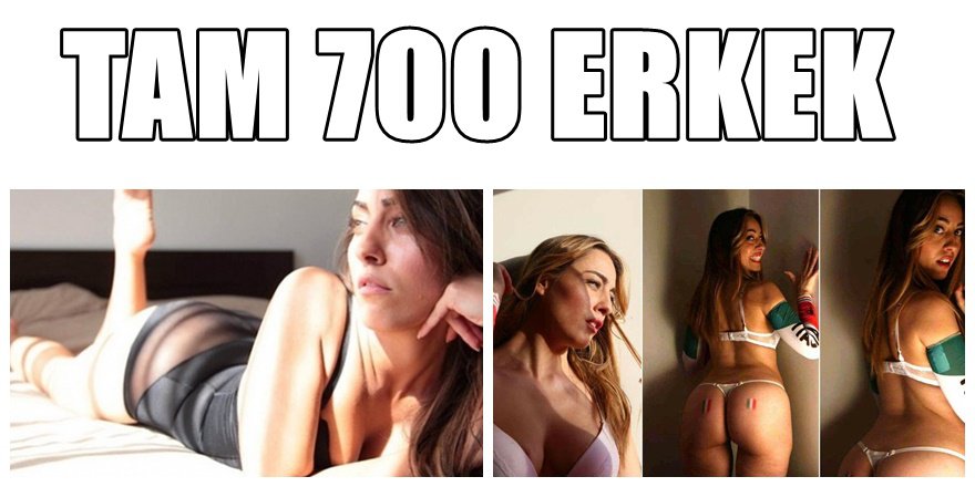 Ünlü İtalyan Model tam 700 Erkeğe..