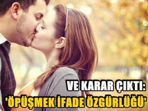 Metroda öpüşmek ifade özgürlüğü!