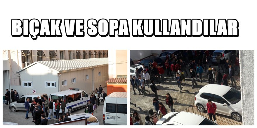 Mersin'de Liseliler okul önünde kavga etti; 1 öğrenci Öldü 2 yaralı