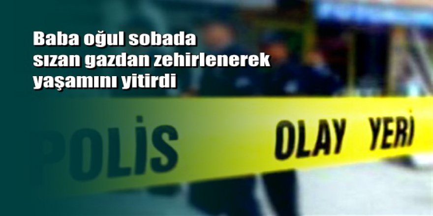 Afyonkarahisar’da karbonmonoksit zehirlenmesi: 2 ölü