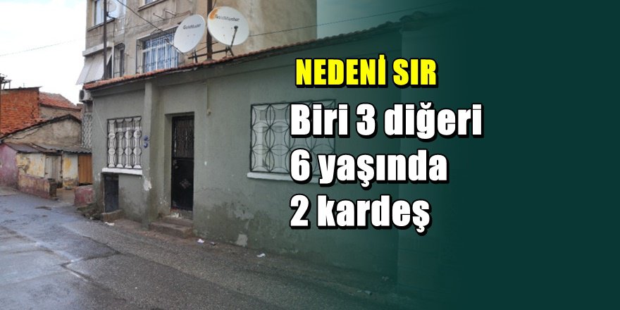 İzmir'de facia; 2 kardeş ölü bulundu