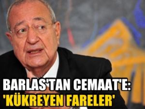 Barlas'tan Cemaat'e: 'Kükreyen fareler'