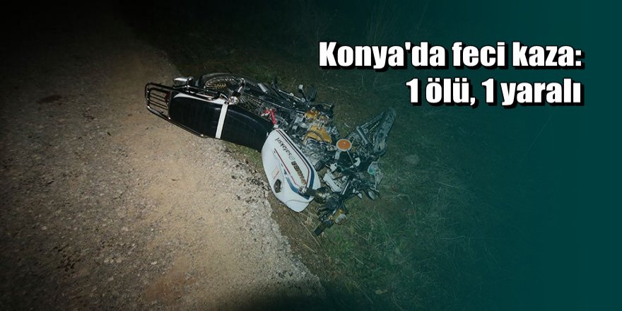 Motosiklet otomobille çarpıştı: 1 ölü, 1 yaralı