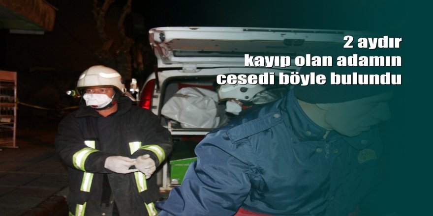 Cesedi tavandan dökülen kurtlar sayesinde bulundu