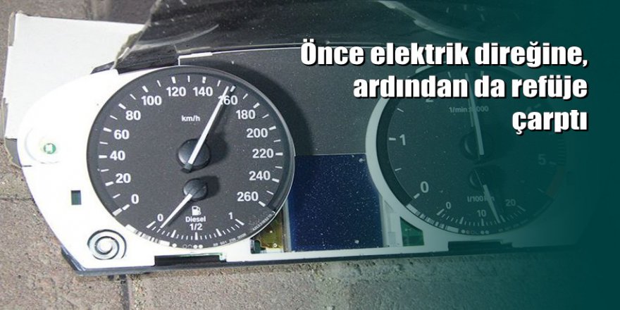 Konya'da kaza: Hız ibresi 160 kilometrede takılı kaldı