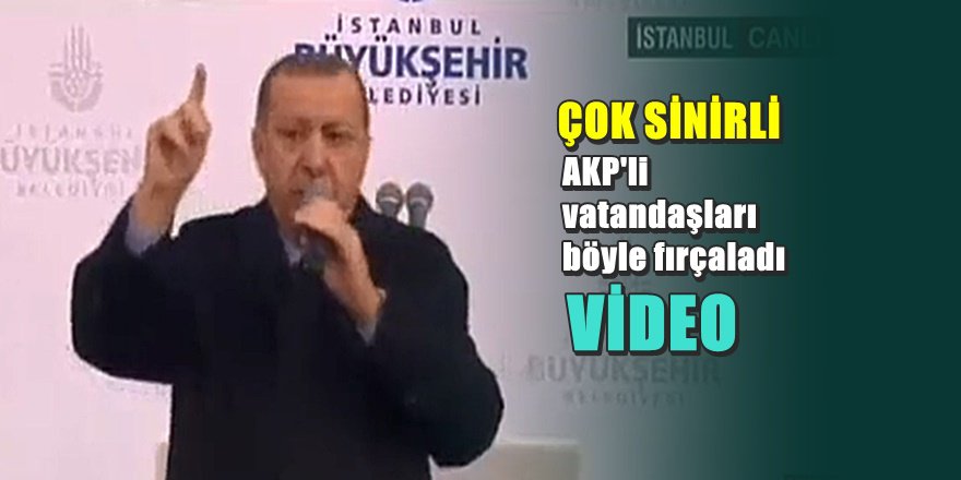 Erdoğan'ın psikolojisinin geldiği noktadan görüntüler