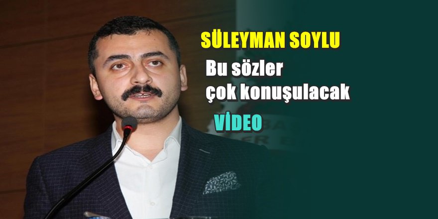 CHP'li Eren Erdem'den bomba Süleyman Soylu iddiası
