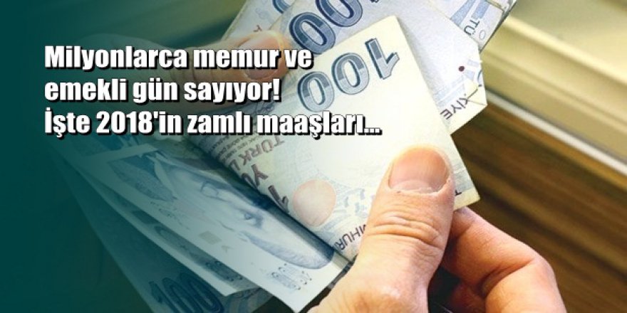 2018 memur zam oranları belli oldu