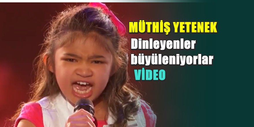 İşte Amerika'yı büyüleyen küçük yeteneğin söylediği şarkı