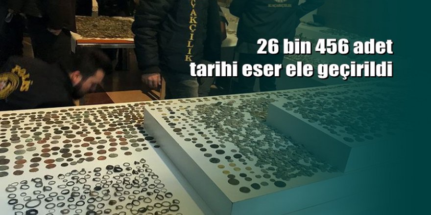 Tarihi eser kaçakçılarına en büyük operasyon