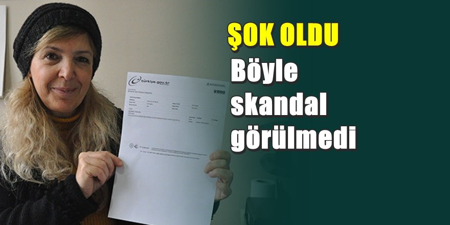 Bursalı kadına skandal icra tebligatı