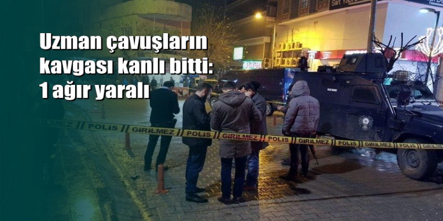 Siirt'te uzman çavuşların kavgasında silahlar çekildi: 1 yaralı