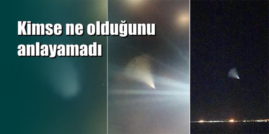 Türkiye semalarında oluşan gizemli ışıklar böyle görüntülendi